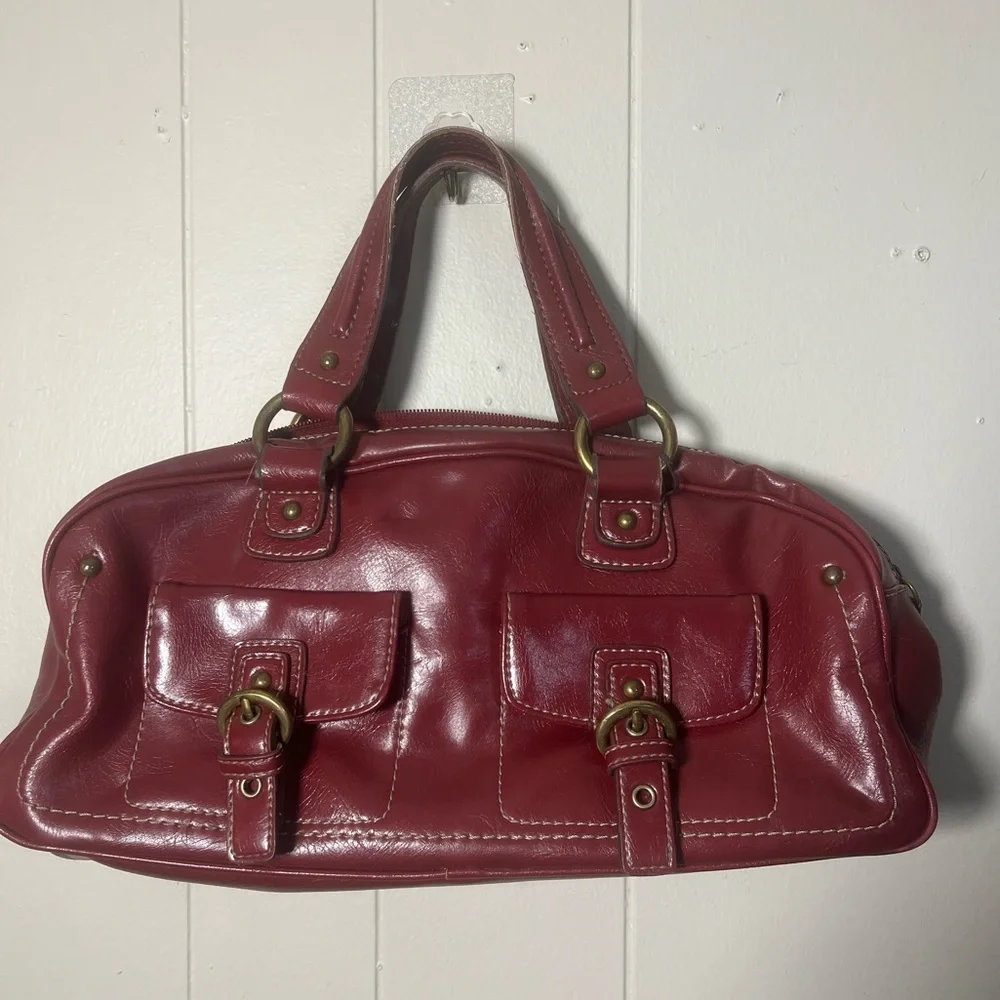 Vintage nine west red purse - Picture 1 of 7